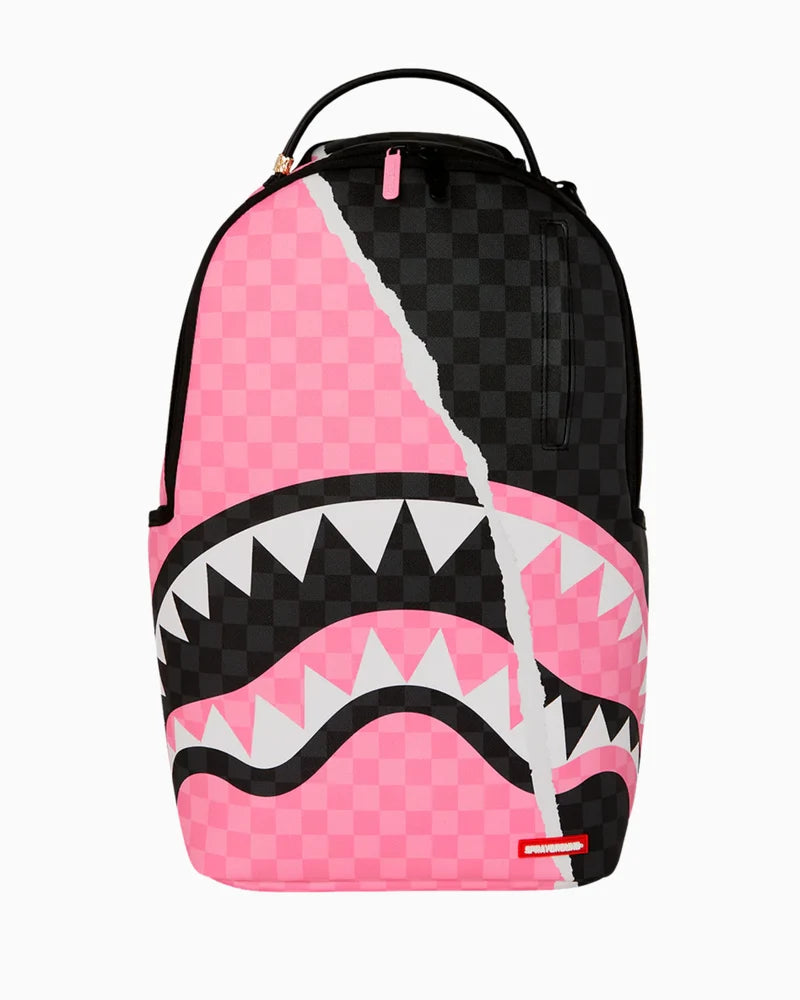 PINK & BLACK SHARK BACKPACK