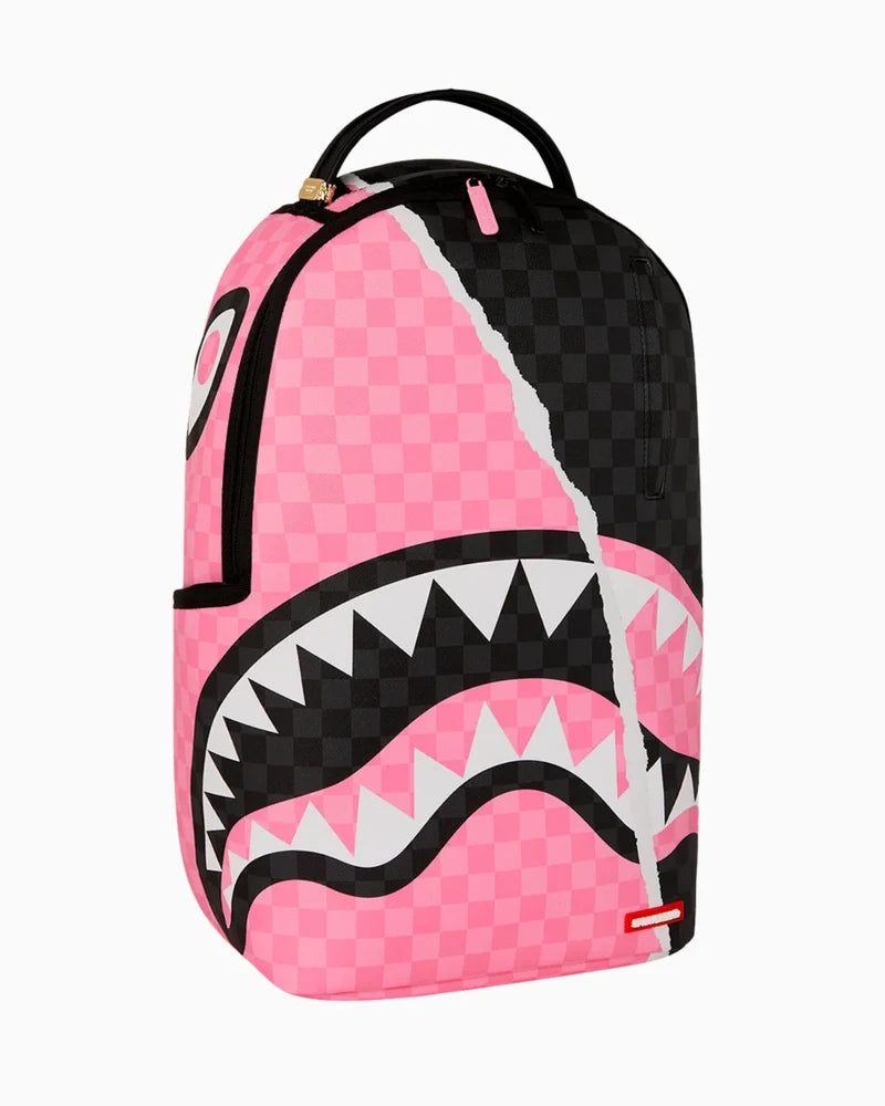 PINK & BLACK SHARK BACKPACK