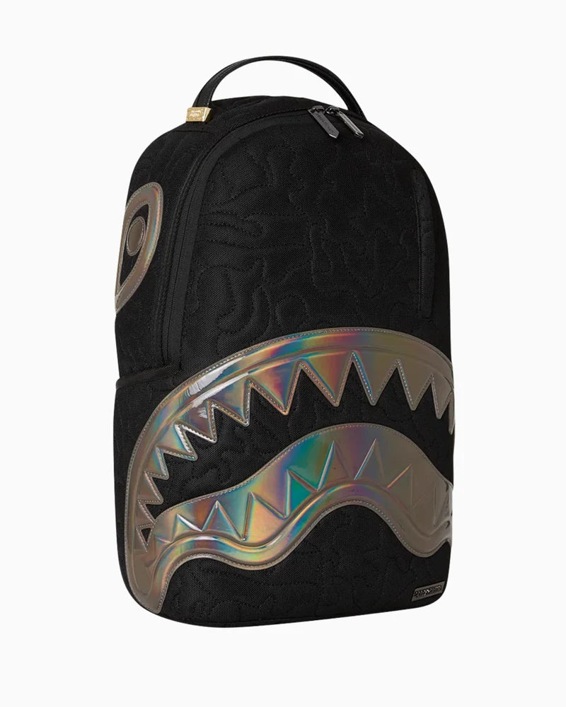 MIRASHAKU IRIDESCENT QUILT BACKPACK