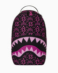 PINK SHARK MONOGRAM BACKPACK