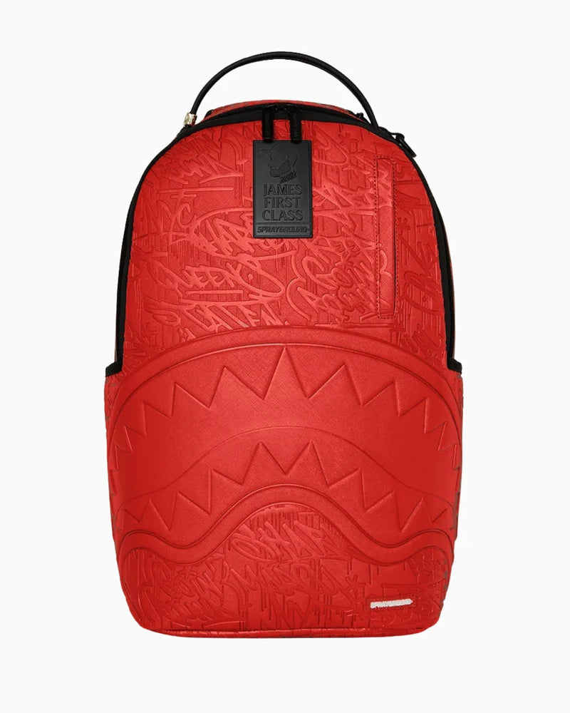 JAMES FIRST CLASS RED BACKPACK